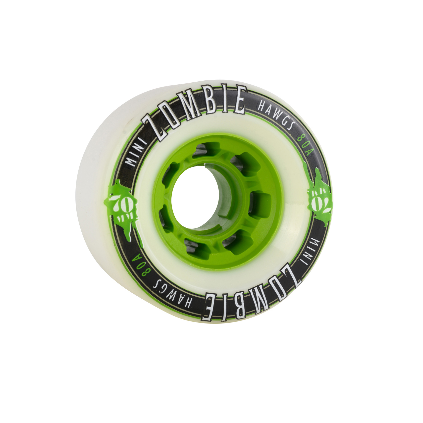Hawgs Wheels Longboardrollen Mini Zombies 2 3/4in 80A (White) eBay